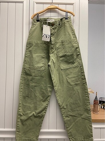 Zara 32 Beden Haki Renk Pantolon