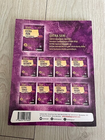  KAFA DENGİ YAYINLARI TYT EXTRA FİZİK SORU BANKASI