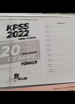  KPSS GYGK 2022 TURKCE DENEME