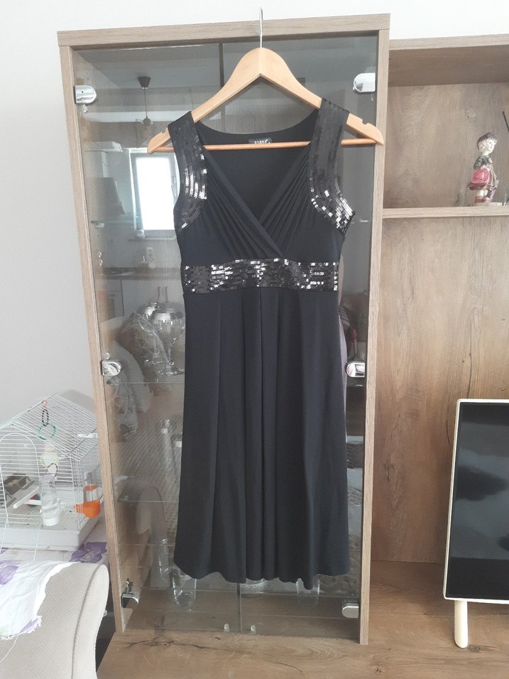 PAYET İŞLEMELİ ABİYE ELBİSE - Görsel 2