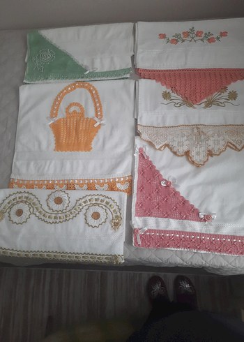 ÇEYİZLİK DANTELLİ HAVLU - Görsel 2