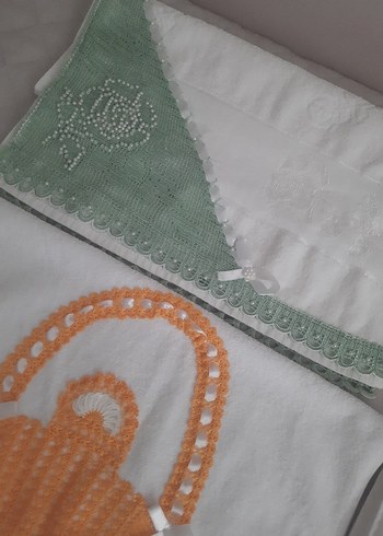 ÇEYİZLİK DANTELLİ HAVLU - Görsel 3