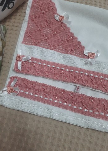 ÇEYİZLİK DANTELLİ HAVLU - Görsel 10