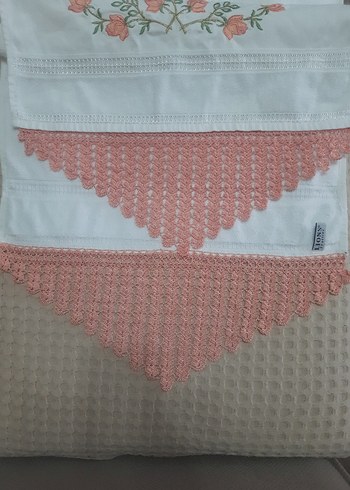 ÇEYİZLİK DANTELLİ HAVLU - Görsel 12