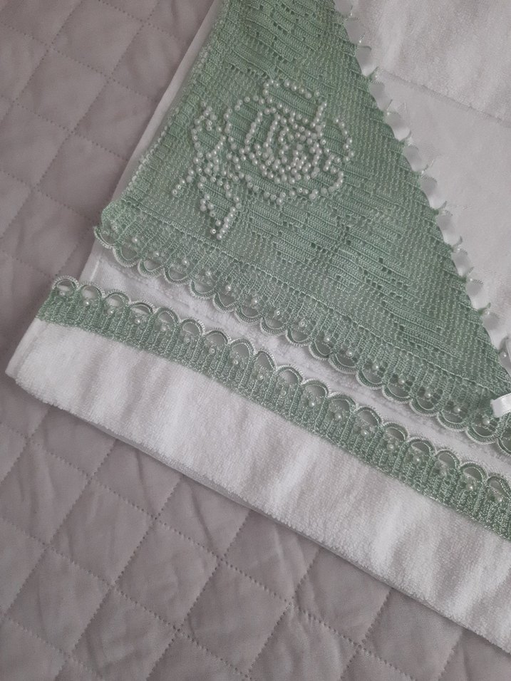 ÇEYİZLİK DANTELLİ HAVLU - Görsel 5