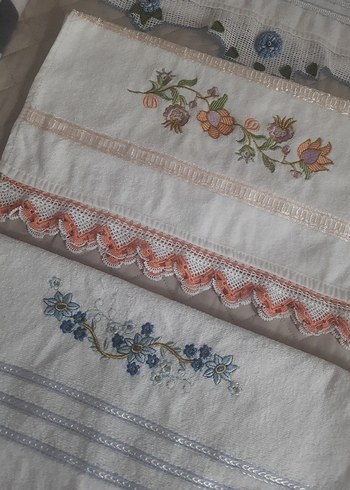 ÇEYİZLİK DANTELLİ BÜYÜK BOY HAVLU - Görsel 6