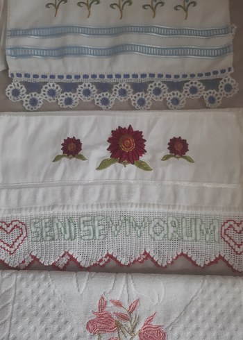 ÇEYİZLİK DANTELLİ BÜYÜK BOY HAVLU - Görsel 8