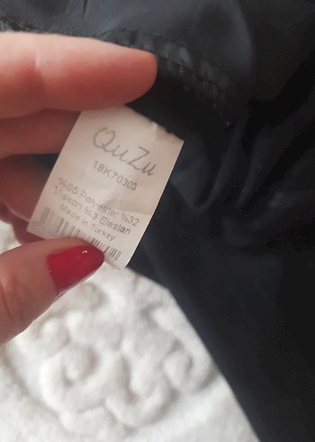 QUZU HAVUÇ KESİM KUMAŞ PANTOLON - Görsel 6