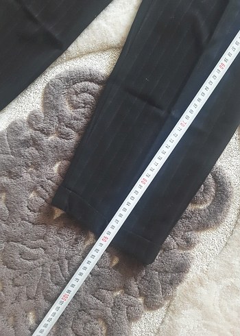 QUZU HAVUÇ KESİM KUMAŞ PANTOLON - Görsel 8