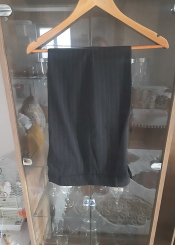 QUZU HAVUÇ KESİM KUMAŞ PANTOLON - Görsel 2