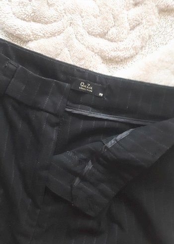 QUZU HAVUÇ KESİM KUMAŞ PANTOLON - Görsel 5