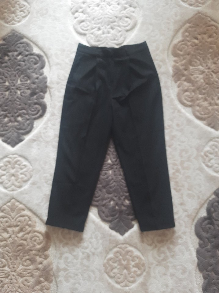 QUZU HAVUÇ KESİM KUMAŞ PANTOLON - Görsel 4