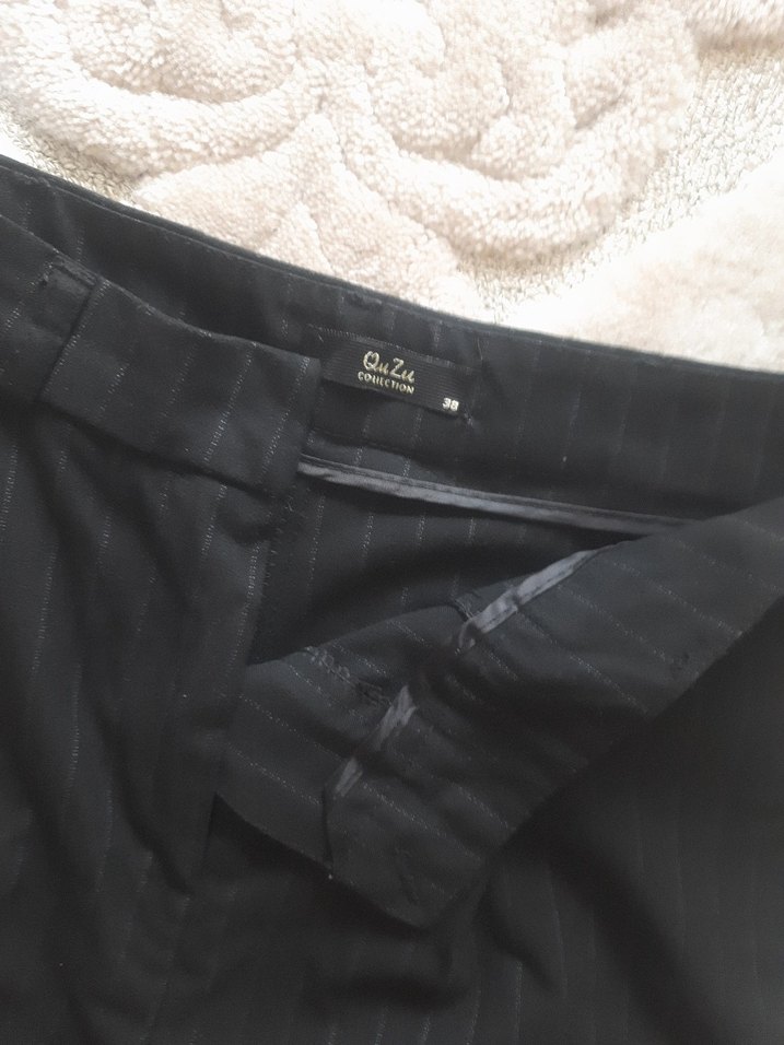 QUZU HAVUÇ KESİM KUMAŞ PANTOLON - Görsel 5