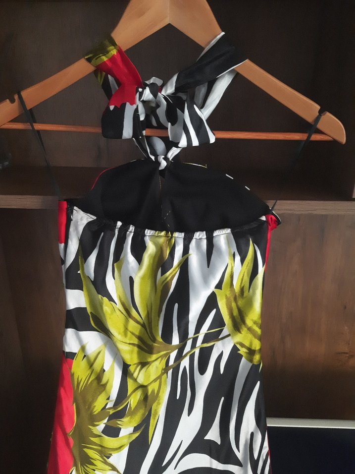 SATEN STRAPLEZ ABİYE ELBİSE - Görsel 5