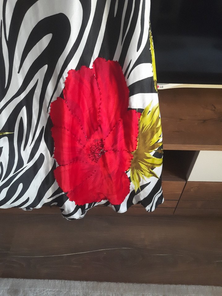 SATEN STRAPLEZ ABİYE ELBİSE - Görsel 4