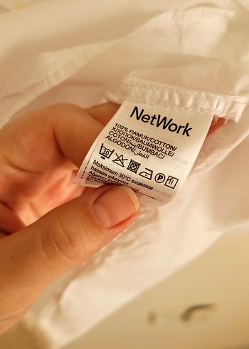 Beyaz Pamuklu Erkek Uzun Kollu Gömlek - Görsel 4