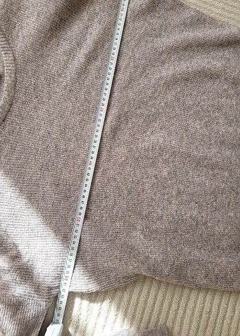 Gri Örgü Kadın Street Style Kazak - Görsel 6