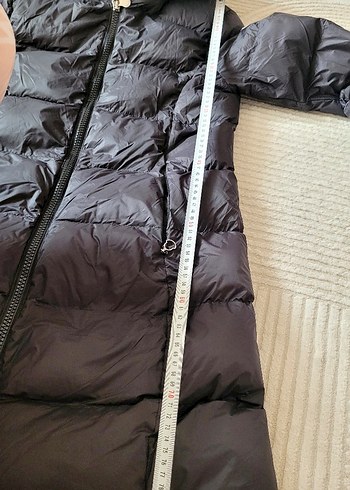 Moncler Kürklü Siyah Kadın Uzun Kışlık Mont - Görsel 10