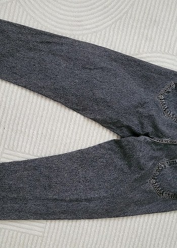 Zara Siyah Batik Desenli Kadın Jean - Görsel 6