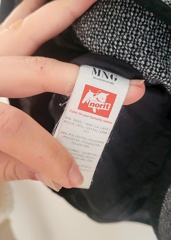 Gri Kadın Blazer Ceket - MANGO - Görsel 4