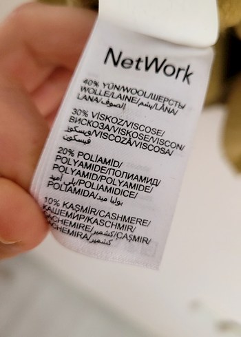 Netwotk Kaşmir Düğmeli Boğazlı Kadın Kazak - Görsel 5