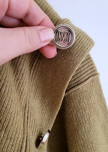 Netwotk Kaşmir Düğmeli Boğazlı Kadın Kazak - Görsel 3