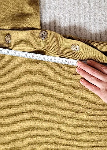 Netwotk Kaşmir Düğmeli Boğazlı Kadın Kazak - Görsel 8