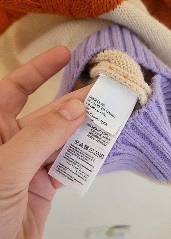 Us Polo Kadın Camel Renkli Örgü Salaş Kazak - Görsel 5