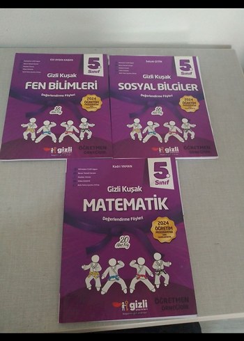5. Sınıf soru Bankası Seti Tek tek ilan acilabilir