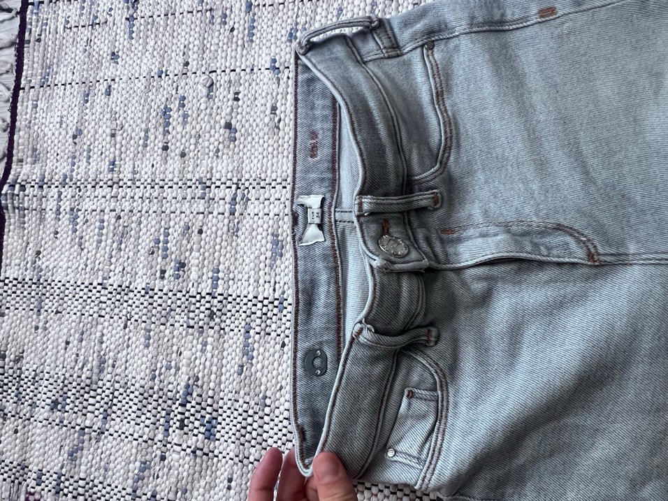 Gri Kadın Denim Normal Boy Dar Kesim Jean - Görsel 3