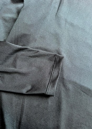 Siyah Kadın Uzun Kollu Body Bluz - Görsel 4