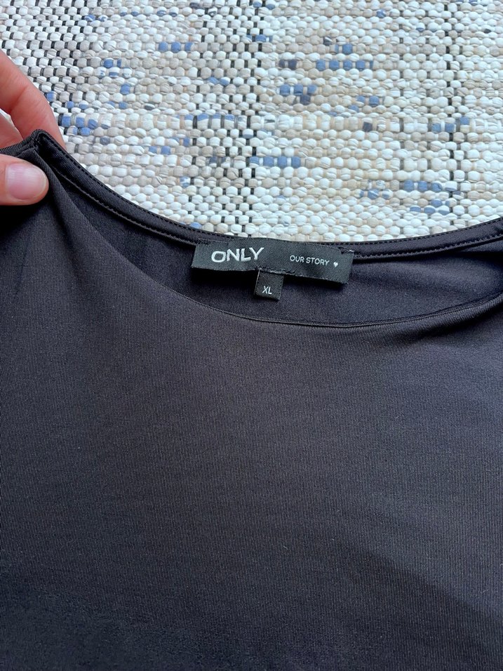 Siyah Kadın Uzun Kollu Body Bluz - Görsel 2