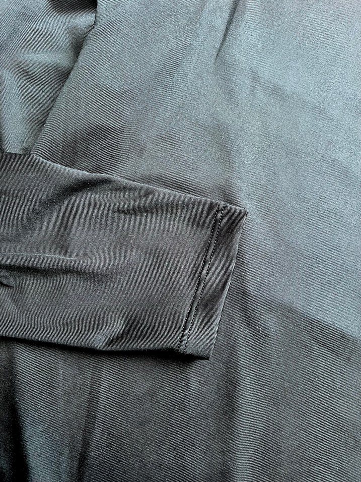 Siyah Kadın Uzun Kollu Body Bluz - Görsel 4