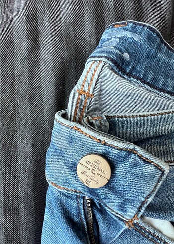 Kadın Mavi Normal Boy Denim Jean - Görsel 4