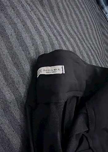 Kadın Siyah Kumaş Pantolon - Görsel 2