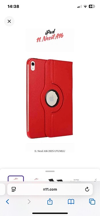 İpad A 16 kılıf