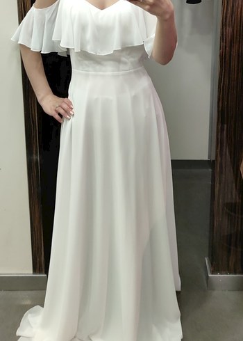 Taç Beyaz Nikah Elbisesi