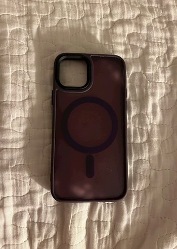 Şeffaf Koyu Bordo Telefon Kılıfı iphone 11pro