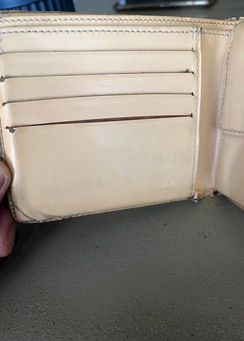 Desenli Kahverengi Deri Erkek Cüzdan - Görsel 4