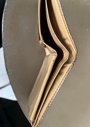 Desenli Kahverengi Deri Erkek Cüzdan - Görsel 6