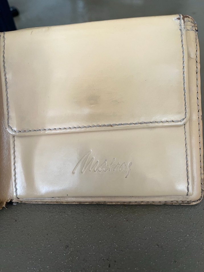 Desenli Kahverengi Deri Erkek Cüzdan - Görsel 3