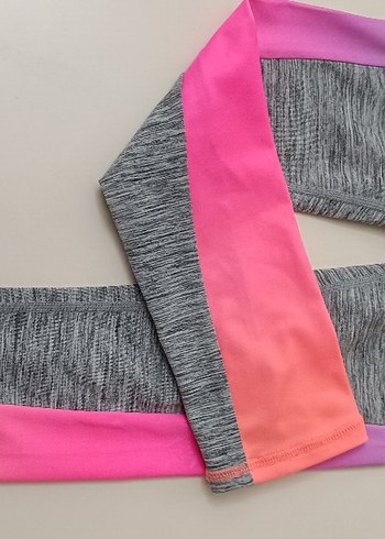 çocuk Çok Renkli Tie-Dye Spor Tayt - Görsel 2