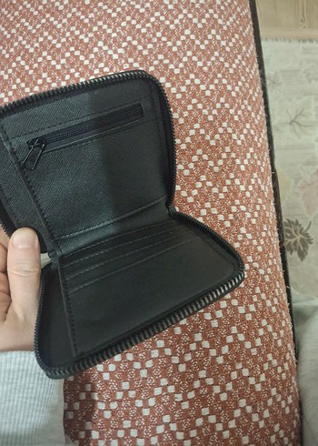 Loft Deri siyah Fermuarlı Kadın Cüzdanı