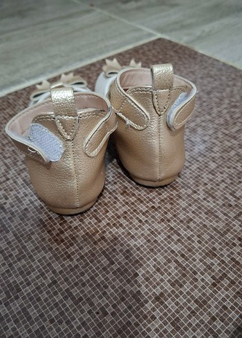 Beyaz Fiyonklu Kız Çocuk Babet Ayakkabı - Görsel 3