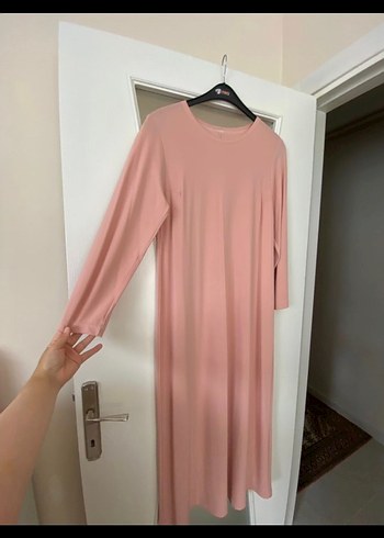 Bej Örgü Kadın Uzun Elbise - Görsel 5