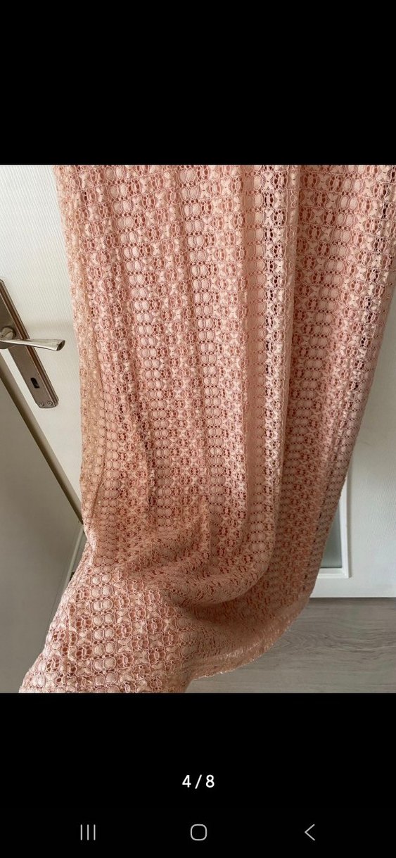 Bej Örgü Kadın Uzun Elbise - Görsel 4