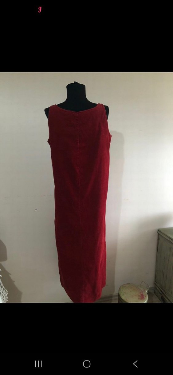 Bordo Nakışlı Bohem Uzun Elbise - Görsel 3