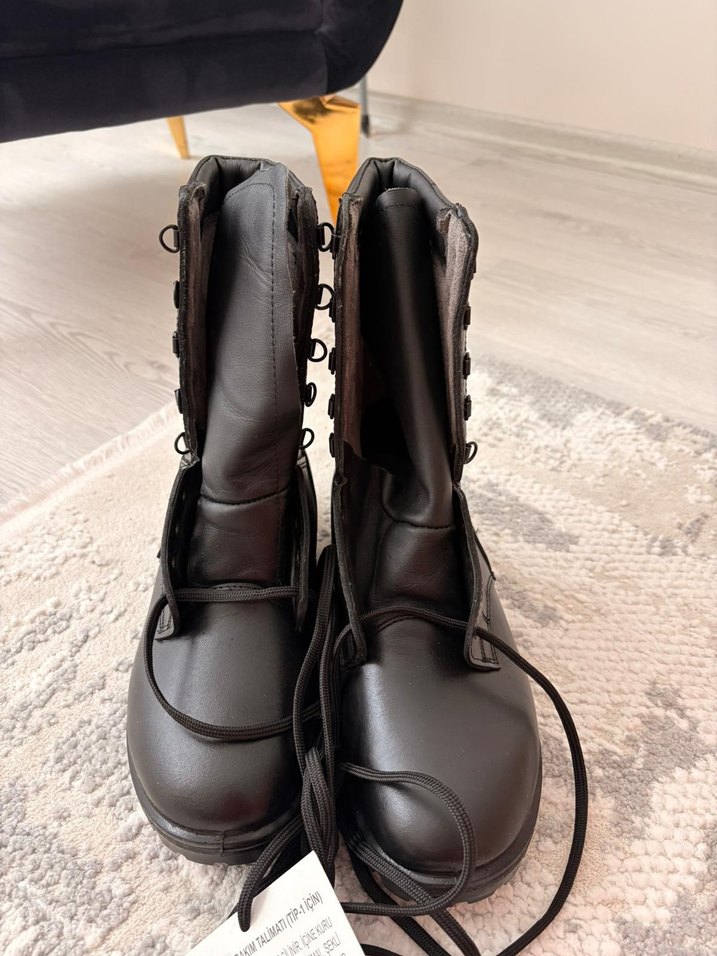 Deri Erkek Bot Siyah Yds 42 numara - Görsel 2