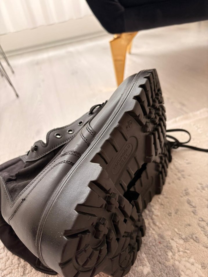 Yds Siyah Erkek Deri Botlar Tokalı - Görsel 2