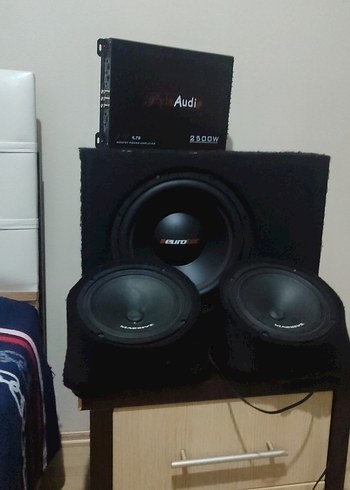 Audi 2500W Siyah Müzik Sistemi